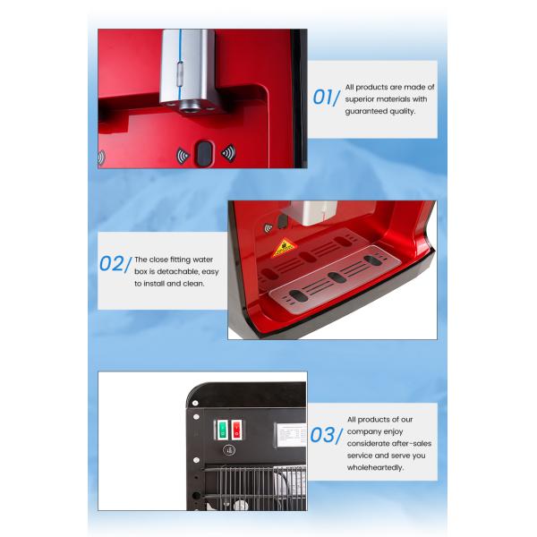 POU SUS304 Touchless Drinking Water Cooler Dispenser Automatic Induction