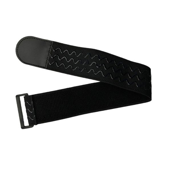 DANSKY Adjustable Wave Rubber Non-Slip Self-Adhesive Elastic Strap with Buckle Hook and Loop Fastener