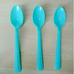 Personalized Ice Cream Spoons Disposable Plastic Water Drop Style Restaurants