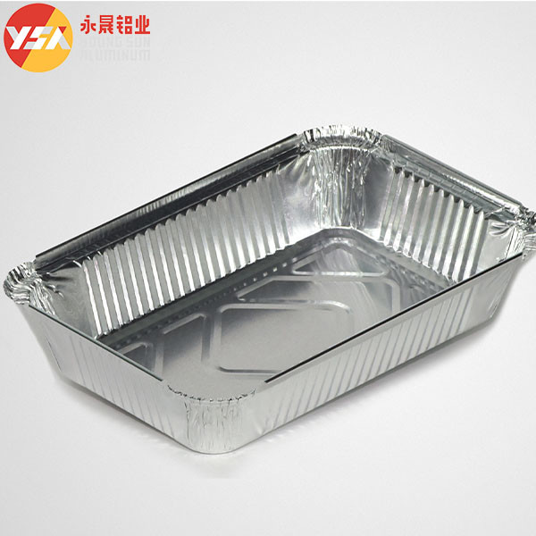 8389 Aluminum Container 210*140*38mm Serving Trays 800ml 1000 Pieces