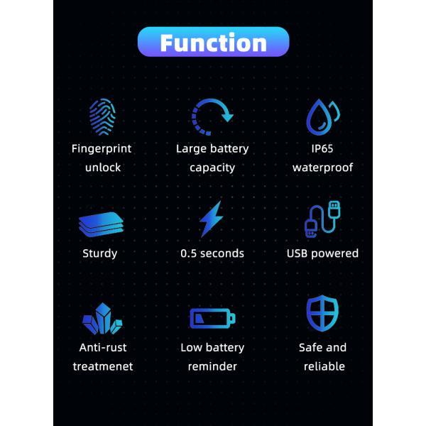 Digital Outdoor Bluetooth Gate Lock IP65 Waterproof Bluetooth Pad Locks