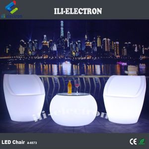 Modern Commercial LED Illuminated Cocktail Table With Rechargeable Lithium