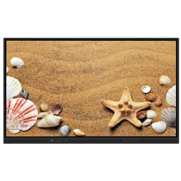 Black/ Grey/ White Interactive Flat Panel With 20 Touch Points And 6ms Opening