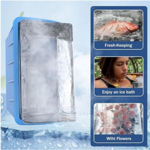 2kg Silicone Ice Block Maker For Home Thicker Big Ice Cube Tray Reusable