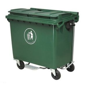 China 660 liters waste bin, waste trolley on sale