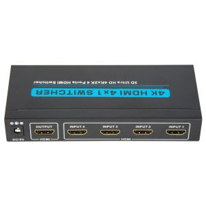 10.2Gbps 4Kx2K 4 Input 1 Output HDMI Switch