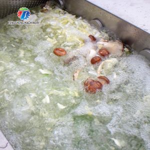 7kw Double Vortex Vegetable And Fruit Cleaning Machine