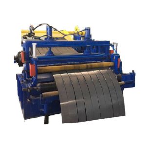 Steel Strip Metal Slitting Line / Automatic Slitting Machine PLC Control