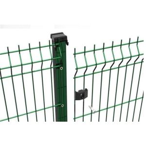 3mm-6mm Curved Welded Wire Fence Triangle Bending Fence Panels