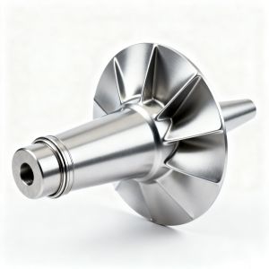 Precision CNC machining China aerospace engine titanium alloy blade custom