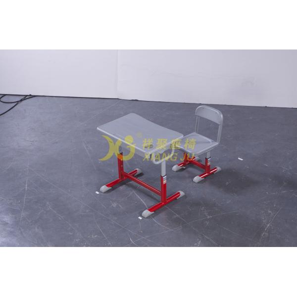 Student Study Table And Chair Set Lifting 1.5mm Iron Aluminum Frame