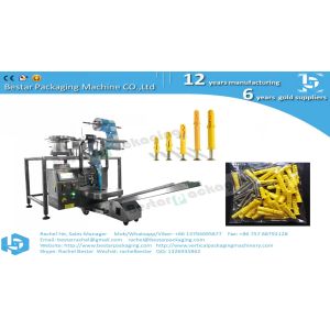 Automatic counting packing machine with 2 hoppers customized glue surface