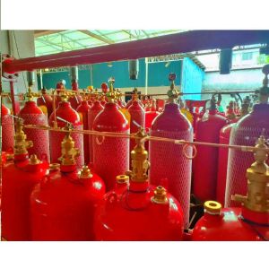 Heptafluoropropane Fire Protection Equipment FM200 Pipe Network System