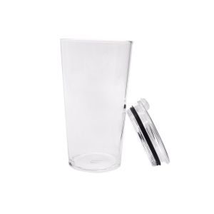 Beverage 450ml Borosilicate Glass Straw Coke Cups