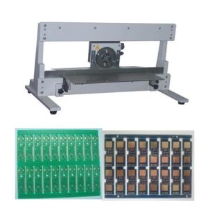 Economic V-Cut PCB Separator Factory Machine with Circular and Linear Blades