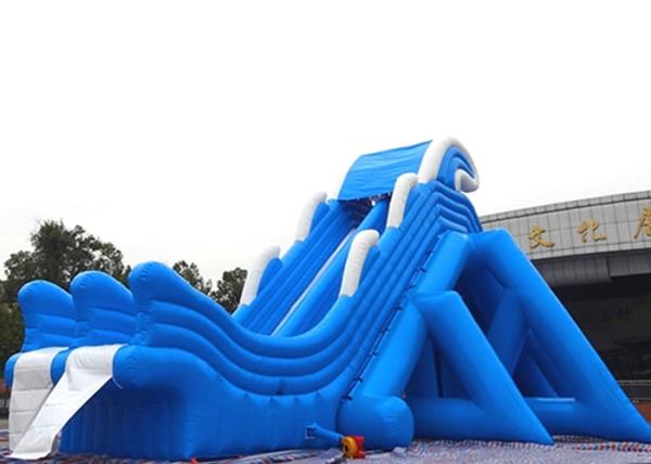 Quality Creative Large Inflatable Dry and Wet Slides With Quadruple Stitching for sale