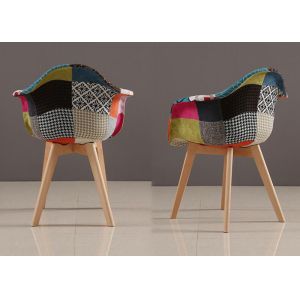 China European Design Patchwork Dining Chair on sale