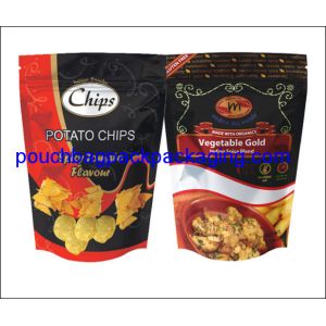 Foil stand up pouch, stand up bag, doypack for food packaging 12LBS