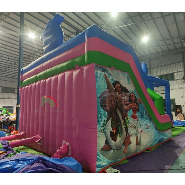 Outdoor Commercial Grade PVC Large Inflatable Water Slide Bounce House Combo Bouncy Castle