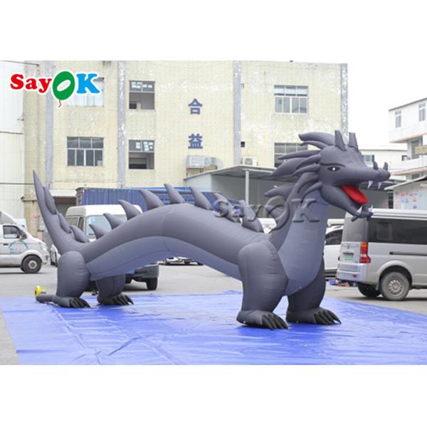 Christmas Oxford Cloth Jumbo Inflatable Dragon With Wings