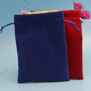 10 X 15cm Plain Fabric Jewelry Pouch , Eco Friendly Drawstring Coin Pouch