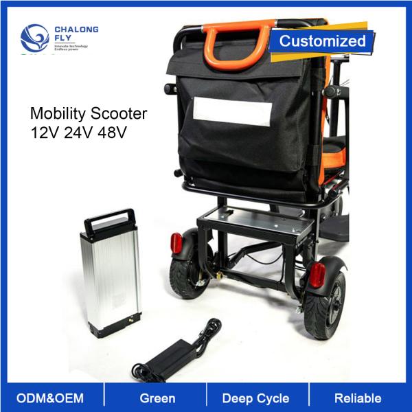 OEM ODM LiFePO4 Lithium battery pack 4 Wheel Mobility battery Electric Scooter
