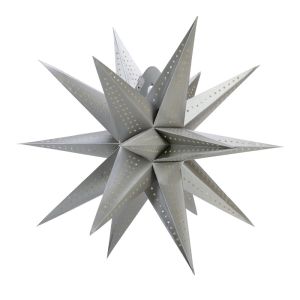 Wholesale Geometrical Multi Point Star Lantern - Matte Silver from china suppliers