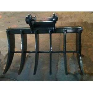 5 Teeth Excavator Brush Rake For Sunward SWE80 SWE60