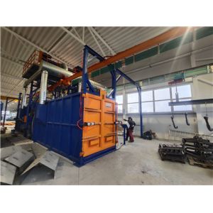 Sa3.0 Hanging Chain Catenary Shot Blasting Machine For Gas Pipe Polishing