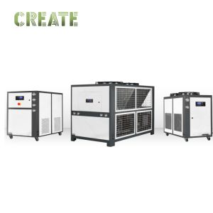 55HP Air Cooled Water Chiller Unit Large Screw Type Air Cooled Chiller