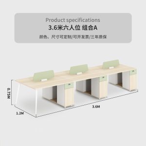 Gridlock Employee Workstation Office Set in Modern Design for Hospital