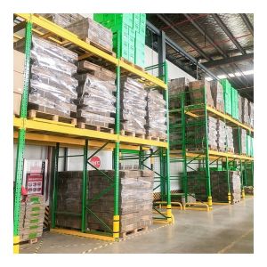 Buy cheap HHT Push Back Pallet Racking 1-2 Pallet Width For Industry Storage from wholesalers