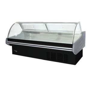 Refrigerated Display Serve Over Counter Meat Display Cooler With LED Light