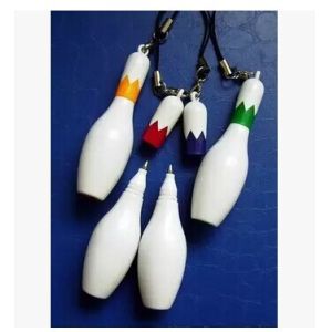 Wholesale New creative gift product Bowling ballpoint pen keychain keyrings from china suppliers
