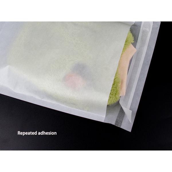 Self Seal Transparent Biodegradable Envelope Glassine Wax Paper Bag Semi Disposable