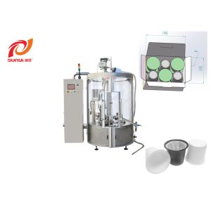 SKP-1N 3000pcs/H Rotary Liquid Cup Filling Sealing Machine
