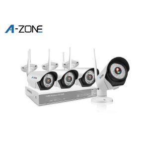 Wholesale Domestic 720P 4 Camera Wireless Security System With nvr 1 Megapixel from china suppliers