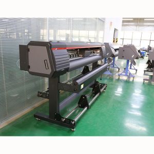 China 1.6m Double Heads Eco Solvent Digital Printing Plotter on sale China 1.6m Double Heads Eco Solvent Digital Printing Plotter on sale