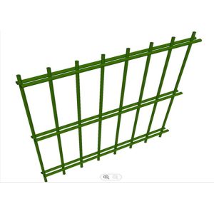 656 868 PVC Coated Wire Mesh Fence Powder Coated