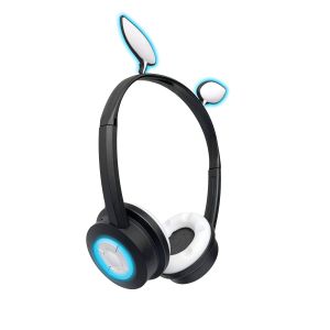Cat-Ear Design With Led bluetooth Wireless Headphones For Children