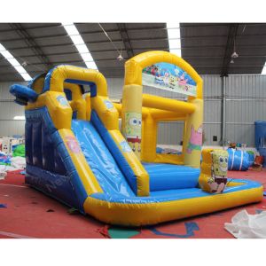 Wholesale Custom Logo Printed Inflatable Bouncer and Slide Combo for Outdoor Activities from china suppliers