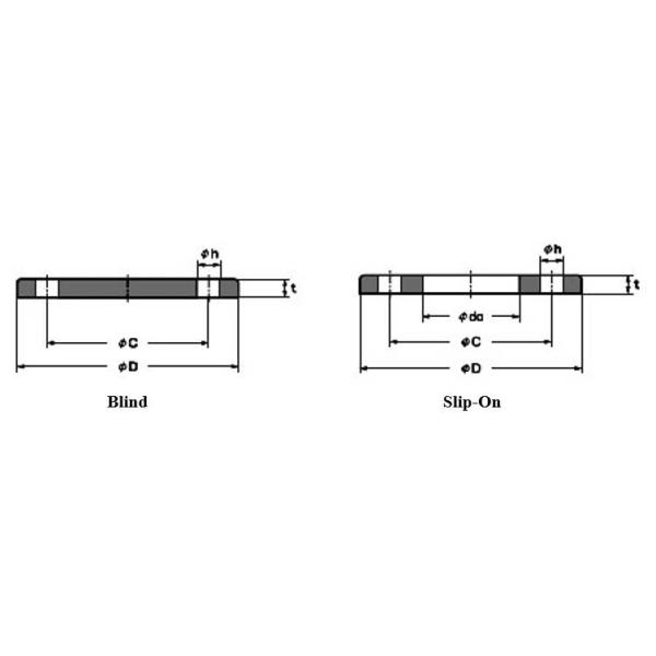 JIS B2220 2K Flange Dimensions JIS B2220 2K Flange Dimensions
