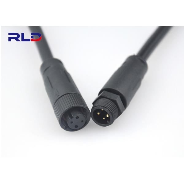 Straigh Plug Aviation Waterproof Wire Connectors Male Cable IP67 M12 Sensor 5/8