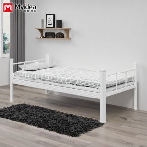 Student Dormitory Bed Single layer Iron Frame Bed