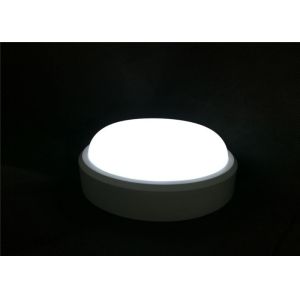 Plastic Round LED Bulkhead Lamp 15 Watt / Office Security Bulkhead Light