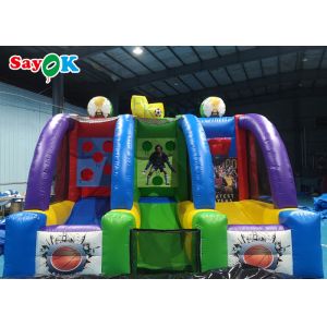 Wholesale Giant Inflatable Basketball Hoops 5x3m Funny Commercial Basketball Shooting Game from china suppliers