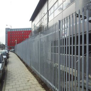 New design cheap price D type w type palisade fence for garden and industry