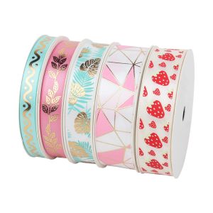 15mm Printed Polyester Satin Ribbon With High Quality