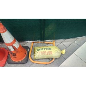 chain link temporary construction fence panels 6FT X 10F Mesh 2 3/8 " x 2 3/8" (