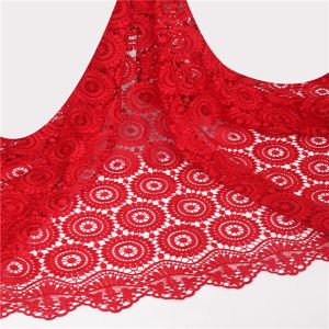 F50214 flower design customizable dress making high quality embroidery lace